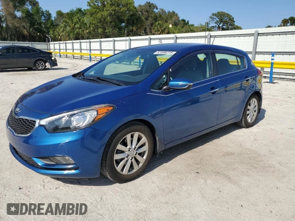2015 Kia Forte EX with VIN KNAFX5A81F5320234, listed as a Copart auction lot 52598225 with 40,242 mi miles and Salvage Title. Bid and sale history available at DreamBid. Image 1.