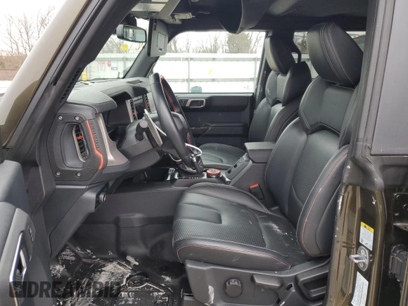2024 Ford Bronco Raptor z VIN 1FMEE0RR5RLA40316, wystawiony jako Copart lot #85676734 z przebiegiem 7 194 mil mil oraz Szkoda całkowita • Salvage title. Historia ofert i sprzedaży dostępna na DreamBid. Obrazek 7.