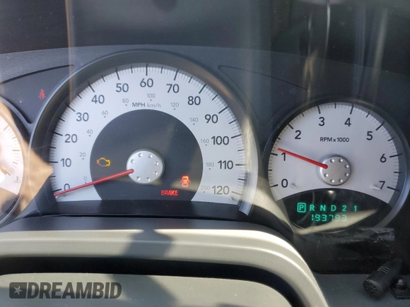 2006 Dodge Dakota SLT with VIN 1D7HW42N56S698951, listed as a Copart auction lot 52002705 with 193,793 mi miles and Clean Title. Bid and sale history available at carsss.com. Image 9.