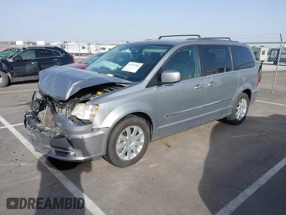 2014 Chrysler Town & Country Touring with VIN 2C4RC1BG2ER394905, listed as a IAAI auction lot 41777343 with 158,487 mi miles. Bid and sale history available at carsss.com. Image 2.