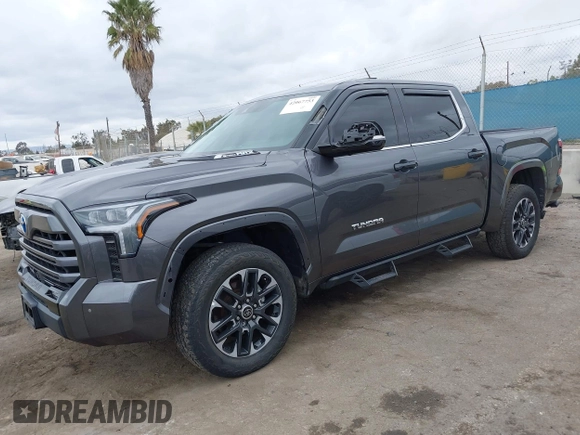 2023 Toyota Tundra Limited Hybrid with VIN 5TFJC5DB7PX021014, listed as a IAAI auction lot 42067753 with 64,991 mi miles and . Bid and sale history available at DreamBid. Image 14.