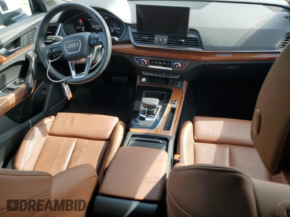 2021 Audi Q5 Prestige with VIN WA1CAAFY3M2112938, listed as a Copart auction lot 42350955 with 33,102 mi miles and Salvage Title. Bid and sale history available at carsss.com. Image 8.