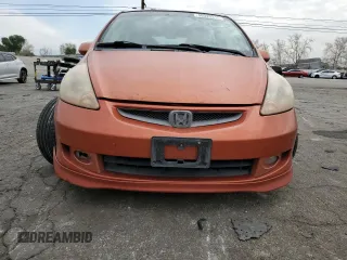2007 Honda Fit Sport with VIN JHMGD37677S068338, listed as a Copart auction lot 48020315 with 233,297 mi miles and Salvage Title. Bid and sale history available at carsss.com. Image 5.