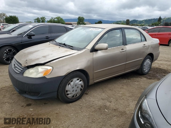 2004 Toyota Corolla CE with VIN 1NXBR32E54Z194835, listed as a Copart auction lot 52979495 with 299,999 mi miles and Clean Title. Bid and sale history available at DreamBid. Image 1.