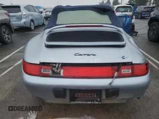 1995 Porsche 911 Carrera with VIN WP0CA2990SS342966, listed as a Copart auction lot 44071815 with 0 mi miles and Clean Title. Bid and sale history available at carsss.com. Image 6.