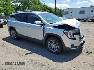2022 GMC Terrain SLT with VIN 3GKALVEV0NL227314, listed as a Copart auction lot 62262175 with 24,837 mi miles and Salvage title. Bid and sale history available at DreamBid. Image 4.