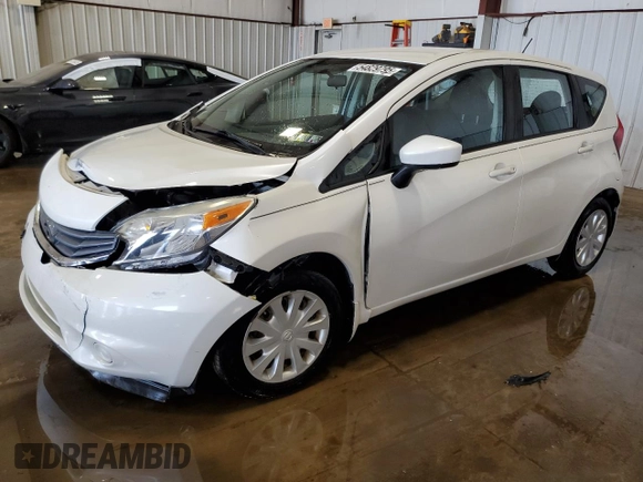 2015 Nissan Note SV with VIN 3N1CE2CP0FL439569, listed as a Copart auction lot 54829795 with 77,627 mi miles and Salvage Title. Bid and sale history available at DreamBid. Image 1.