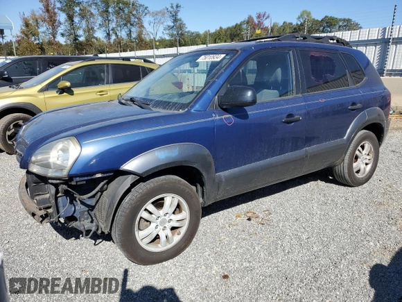 2007 Hyundai Tucson SE with VIN KM8JN12D37U671575, listed as a Copart auction lot 75010934 with 160,661 mi miles and Salvage Title. Bid and sale history available at carsss.com. Image 1.