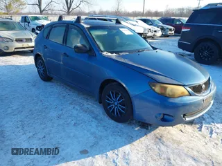 2008 Subaru Impreza Wagon (Natl) i w/Premium Pkg with VIN JF1GH61618H837968, listed as a IAAI auction lot 41292616 with 161,908 mi miles. Bid and sale history available at carsss.com. Image 1.