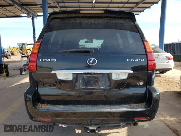 2005 Lexus GX 470 with VIN JTJBT20X450071179, listed as a Copart auction lot 56757415 with 194,709 mi miles and Clean Title. Bid and sale history available at DreamBid. Image 6.