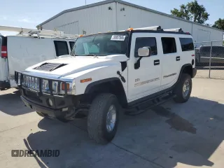 2004 Hummer H2 z VIN 5GRGN23U84H106969, wystawiony jako Copart lot #58807935 z przebiegiem 75 220 mil mil oraz Czysty tytuł • Clean title. Historia ofert i sprzedaży dostępna na DreamBid. Obrazek 1.