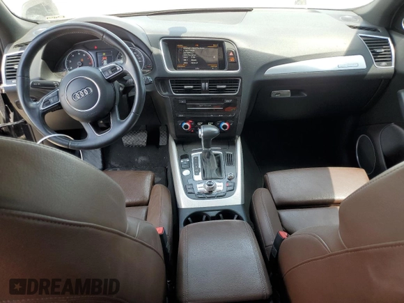 2017 Audi Q5 Premium Plus with VIN WA1M2AFP0HA041847, listed as a Copart auction lot 61988035 with 93,250 mi miles and Salvage title. Bid and sale history available at DreamBid. Image 8.