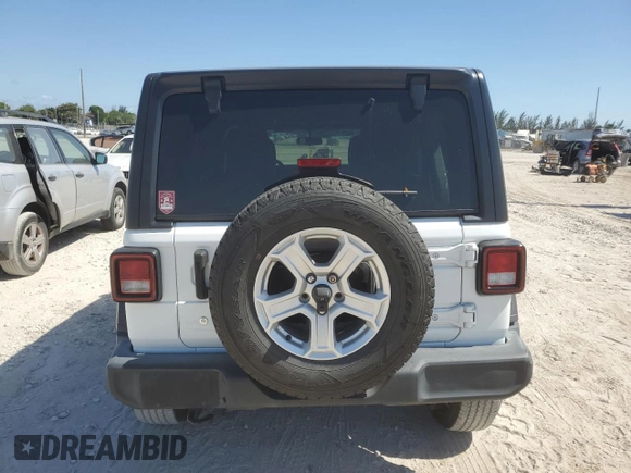 2019 Jeep Wrangler Unlimited Sport S z VIN 1C4HJXDNXKW521919, wystawiony jako Copart lot #57626355 z przebiegiem 48 202 mil mil oraz Szkoda całkowita • Salvage title. Historia ofert i sprzedaży dostępna na DreamBid. Obrazek 6.