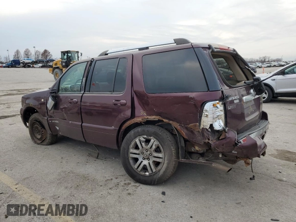 2007 Mercury Mountaineer Premier with VIN 4M2EU48E37UJ04416, listed as a Copart auction lot 85768094 with 205,003 mi miles and Salvage Title. Bid and sale history available at carsss.com. Image 2.