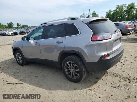 2020 Jeep Cherokee Latitude Plus with VIN 1C4PJLLB9LD625987, listed as a Copart auction lot 55484324 with 67,452 mi miles and Salvage Title. Bid and sale history available at carsss.com. Image 2.