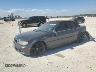 2005 BMW 3 Series 325Ci with VIN WBABW33445PL36818, listed as a Copart auction lot 48857995 with Not Provided miles and Salvage Title. Bid and sale history available at carsss.com. Image 1.