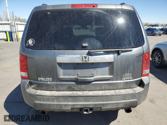 2009 Honda Pilot EX-L with VIN 5FNYF48649B046348, listed as a Copart auction lot 50353255 with 182,356 mi miles and Salvage Title. Bid and sale history available at carsss.com. Image 6.