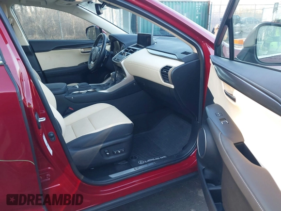 2021 Lexus NX 300h with VIN JTJGJRDZ1M2163515, listed as a IAAI auction lot 41553631 with 43,371 mi miles and . Bid and sale history available at DreamBid. Image 5.