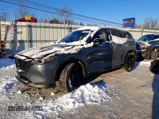 2024 Mazda CX-5 2.5 S Carbon Edition with VIN JM3KFBCMXR0391910, listed as a Copart auction lot 41501835 with 13,335 mi miles and Salvage Title. Bid and sale history available at carsss.com. Image 1.