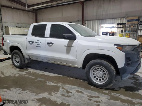 2023 Chevrolet Colorado 4WD Work Truck with VIN 1GCGTBEC2P1124750, listed as a Copart auction lot 41771775 with 36,544 mi miles and Salvage Title. Bid and sale history available at carsss.com. Image 4.