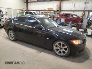 2007 BMW 3 Series 335xi with VIN WBAVD53507AV14172, listed as a Copart auction lot 78853774 with 357,401 mi miles and Salvage Title. Bid and sale history available at carsss.com. Image 4.