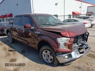 2015 Ford F-150 XL with VIN 1FTEW1CP6FKD78887, listed as a IAAI auction lot 40587959 with 143,994 mi miles. Bid and sale history available at carsss.com. Image 1.