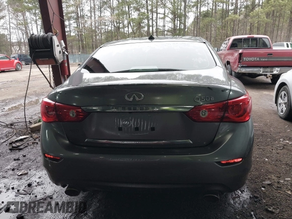 2015 Infiniti Q50 Premium z VIN JN1BV7ARXFM411040, wystawiony jako IAAI lot #41706295 z przebiegiem 97 297 mil mil oraz . Historia ofert i sprzedaży dostępna na DreamBid. Obrazek 16.