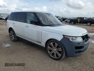 2016 Land Rover Range Rover with VIN SALGW3EF7GA296739, listed as a Copart auction lot 77678794 with 58,193 mi miles and Salvage title. Bid and sale history available at DreamBid. Image 4.