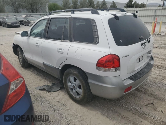 2006 Hyundai Santa Fe GLS with VIN KM8SC13D66U071740, listed as a Copart auction lot 56799315 with 182,998 mi miles and Salvage title. Bid and sale history available at DreamBid. Image 2.