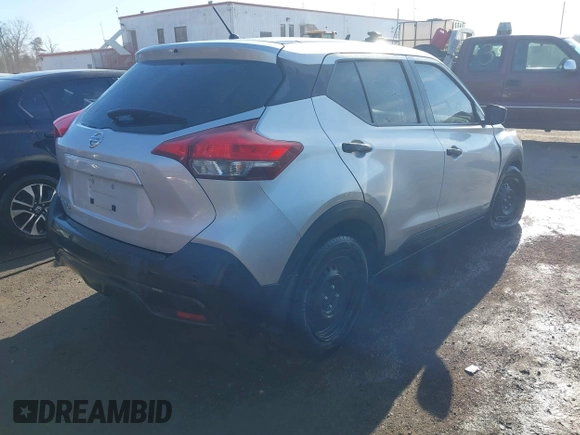 2020 Nissan Kicks S with VIN 3N1CP5BV8LL534047, listed as a IAAI auction lot 41155052 with 67,046 mi miles and . Bid and sale history available at carsss.com. Image 4.