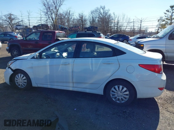 2015 Hyundai Accent GLS with VIN KMHCT4AEXFU905526, listed as a IAAI auction lot 41740175 with 104,023 mi miles and . Bid and sale history available at carsss.com. Image 14.