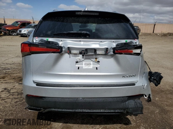 2019 Lexus NX with VIN JTJYARBZ9K2126197, listed as a Copart auction lot 48615225 with 56,248 mi miles and Salvage Title. Bid and sale history available at carsss.com. Image 6.