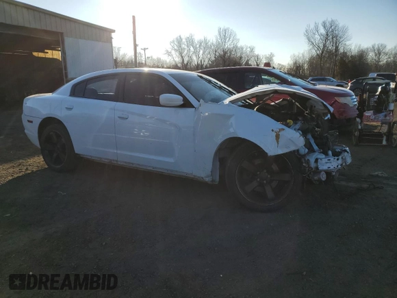 2012 Dodge Charger Police with VIN 2C3CDXAG7CH305585, listed as a Copart auction lot 39346493 with 99,917 mi miles and Salvage Title. Bid and sale history available at carsss.com. Image 4.