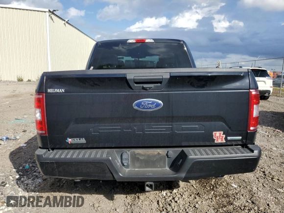 2020 Ford F-150 XL with VIN 1FTEW1CP6LFA93918, listed as a Copart auction lot 86090054 with 47,827 mi miles and Salvage Title. Bid and sale history available at carsss.com. Image 6.