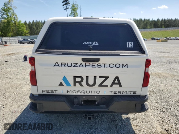 2022 Chevrolet Silverado 1500 Work Truck with VIN 3GCNAAEK5NG506171, listed as a Copart auction lot 51511364 with 31,285 mi miles and Salvage Title. Bid and sale history available at DreamBid. Image 6.