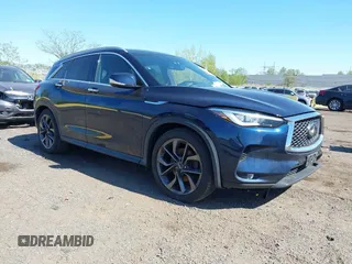 2019 Infiniti QX50 Essential with VIN 3PCAJ5M3XKF100419, listed as a IAAI auction lot 42105217 with 66,474 mi miles and . Bid and sale history available at DreamBid. Image 1.