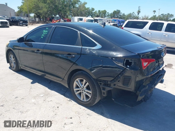 2016 Hyundai Sonata 2.4L with VIN 5NPE24AF7GH313389, listed as a IAAI auction lot 42049855 with 157,366 mi miles and . Bid and sale history available at carsss.com. Image 3.