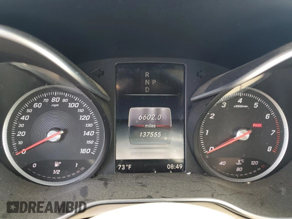 2016 Mercedes-Benz C 300 Luxury with VIN 55SWF4KB2GU110783, listed as a Copart auction lot 55200175 with 137,555 mi miles and Clean Title. Bid and sale history available at carsss.com. Image 9.