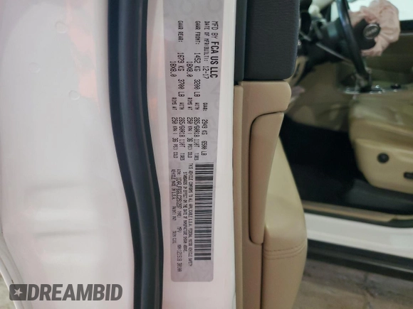 2018 Jeep Grand Cherokee Limited with VIN 1C4RJFBG6JC251297, listed as a Copart auction lot 58724695 with Not provided miles and Salvage title. Bid and sale history available at DreamBid. Image 12.