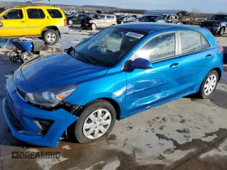 2022 Kia Rio S with VIN 3KPA25AD5NE473243, listed as a Copart auction lot 89268895 with 28,052 mi miles and Salvage Title. Bid and sale history available at DreamBid. Image 1.