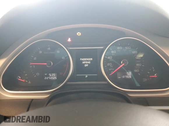 2013 Audi Q7 3.0T Premium Plus with VIN WA1LGAFE4DD003686, listed as a Copart auction lot 46937115 with 137,905 mi miles and Salvage Title. Bid and sale history available at carsss.com. Image 9.