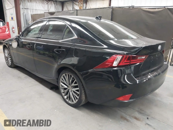 2015 Lexus IS 250 with VIN JTHCF1D25F5025063, listed as a IAAI auction lot 42727110 with 74,056 mi miles and . Bid and sale history available at DreamBid. Image 3.