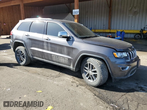 2018 Jeep Grand Cherokee Limited with VIN 1C4RJFBG5JC488542, listed as a Copart auction lot 52099495 with 57,305 mi miles and Salvage Title. Bid and sale history available at DreamBid. Image 4.