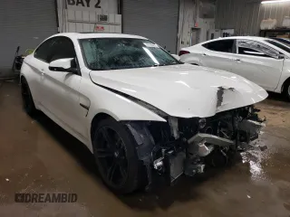 2015 BMW M4 with VIN WBS3R9C58FK330134, listed as a Copart auction lot 47553674 with 23,293 mi miles. Bid and sale history available at carsss.com. Image 4.
