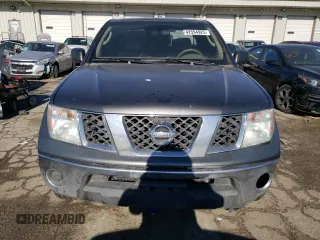 2007 Nissan Frontier SE with VIN 1N6AD06U57C420815, listed as a Copart auction lot 42594925 with 256,851 mi miles and Salvage title. Bid and sale history available at DreamBid. Image 5.