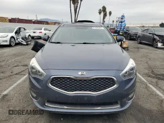 2015 Kia Cadenza Premium with VIN KNALN4D74F5172585, listed as a Copart auction lot 81832094 with 108,888 mi miles and Salvage Title. Bid and sale history available at carsss.com. Image 5.
