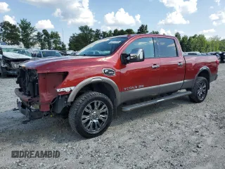 2016 Nissan Titan Platinum Reserve with VIN 1N6BA1F48GN507244, listed as a Copart auction lot 63213795 with 115,124 mi miles and Salvage title. Bid and sale history available at DreamBid. Image 1.
