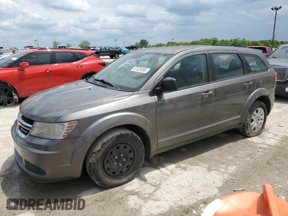 2013 Dodge Journey SE z VIN 3C4PDCAB0DT728950, wystawiony jako Copart lot #57525305 z przebiegiem 181 414 mil mil oraz Czysty tytuł • Clean title. Historia ofert i sprzedaży dostępna na DreamBid. Obrazek 1.