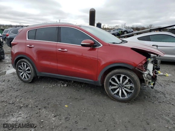 2017 Kia Sportage EX with VIN KNDPN3AC1H7249128, listed as a Copart auction lot 44799685 with 184,196 mi miles and Salvage Title. Bid and sale history available at carsss.com. Image 4.