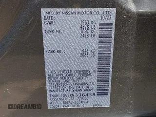 2024 Nissan Altima SV z VIN 1N4BL4DV5RN336438, wystawiony jako IAAI lot #42273934 z przebiegiem 34 925 mil mil oraz . Historia ofert i sprzedaży dostępna na DreamBid. Obrazek 9.